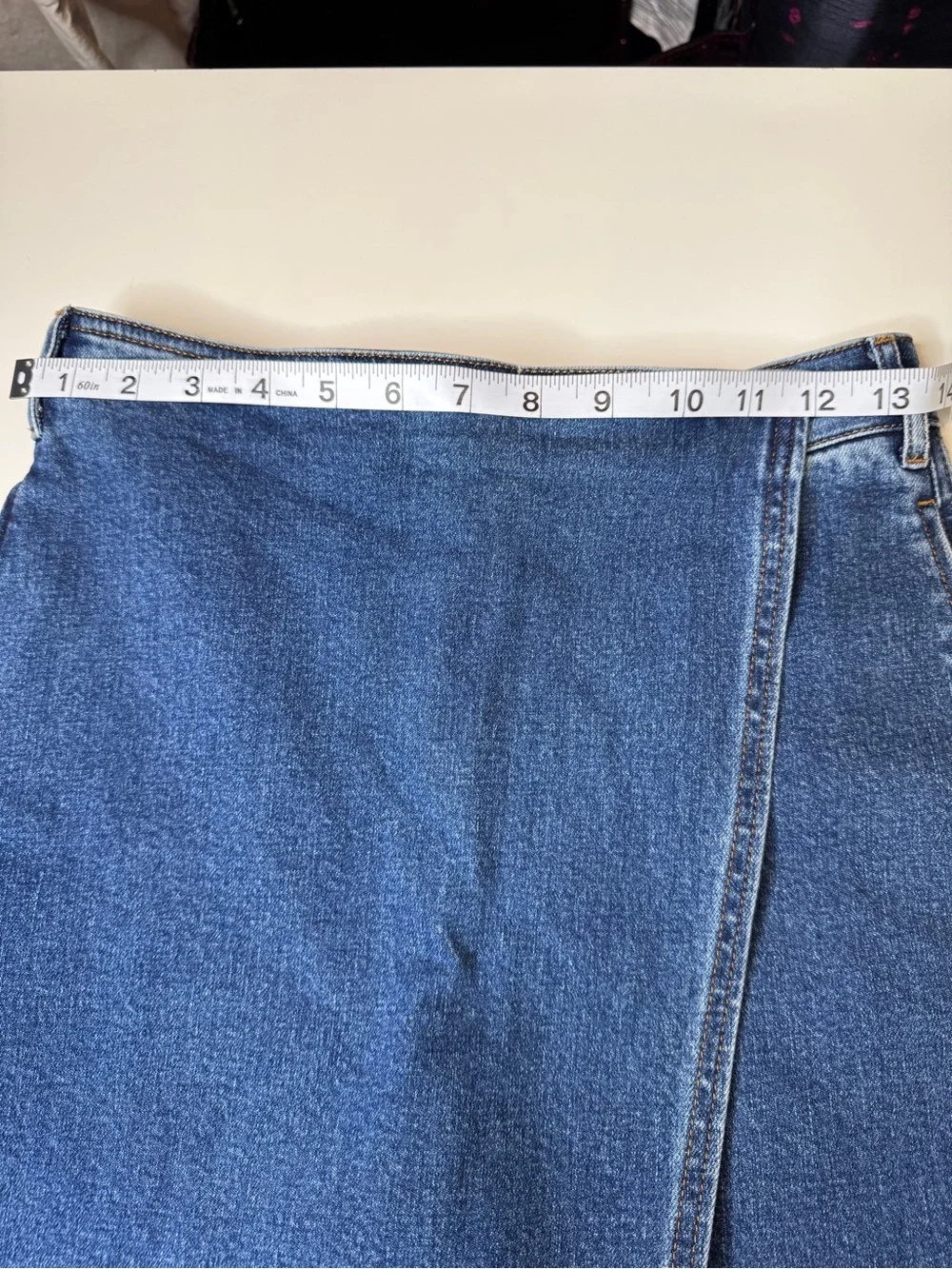 J.McLaughlin Gwendoline Denim Wrap Skort Women’s Size 0 Blue Stretch NWT